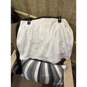 NEW Calvin Klein CK Performance Skort Womens XL White Stretch‎ Skirt $48